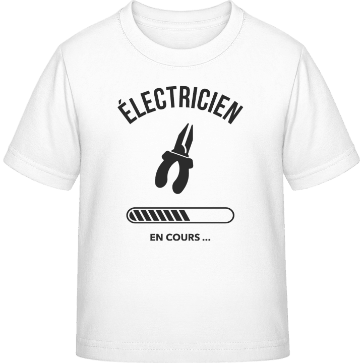 Électricien en cours T-shirt för barn contain pic