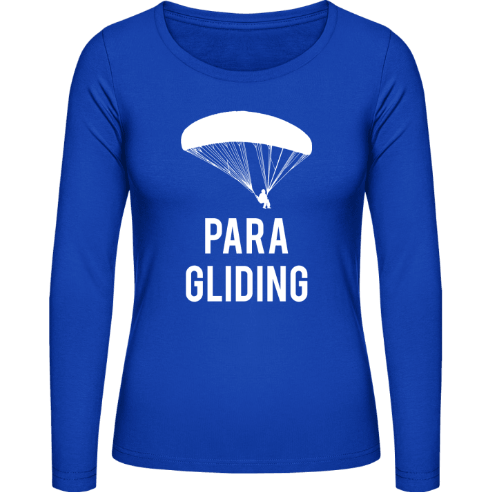 Paragliding Langermet skjorte for kvinner contain pic