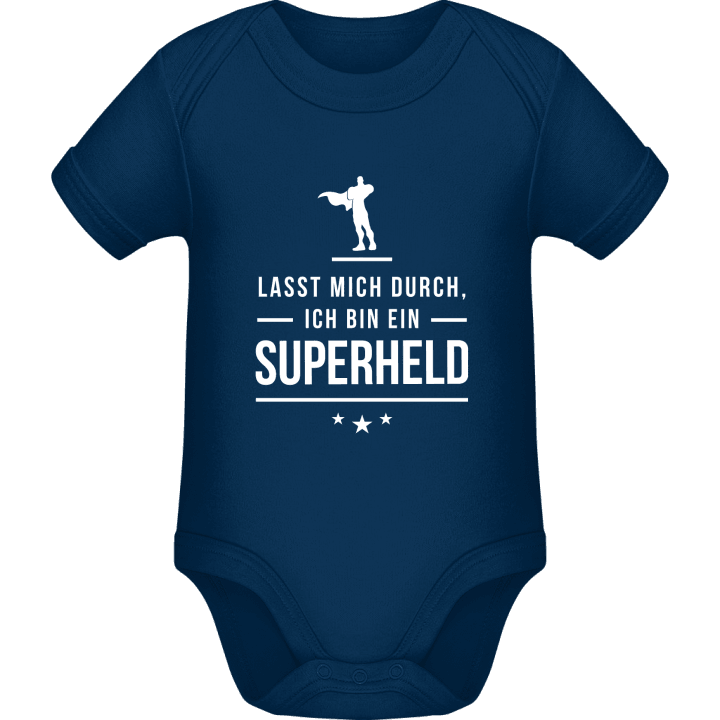 Lasst mich durch ich bin ein Superheld Baby romper kostym 0 image