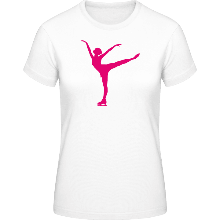 Ice Skater Silhouette T-shirt för kvinnor 0 image