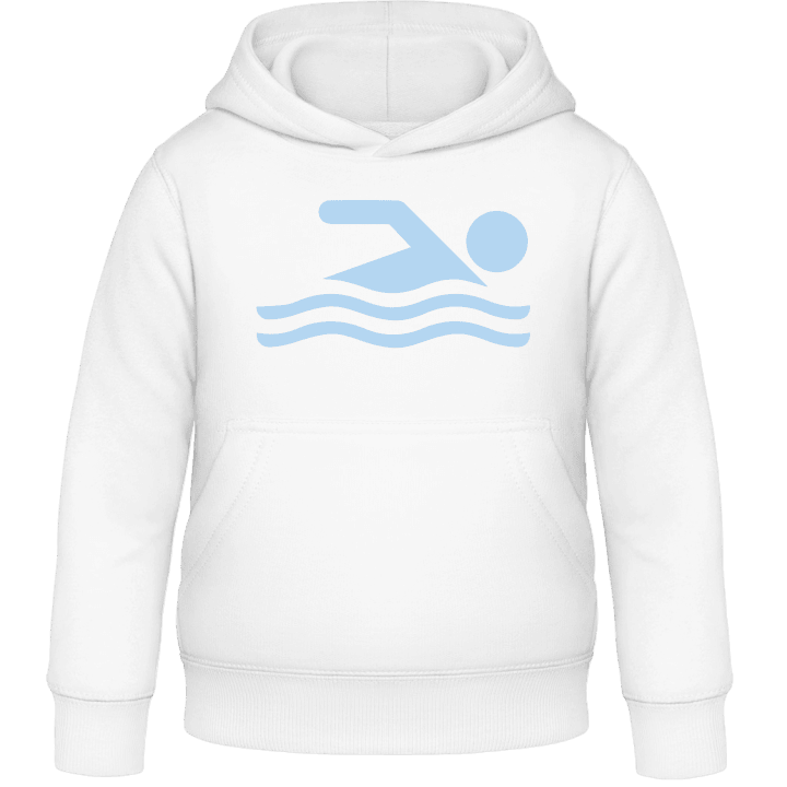 Swimmer Icon Felpa con cappuccio per bambini contain pic