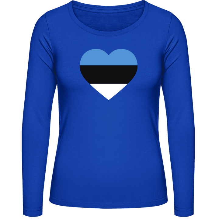 Estonia Heart Camisa de manga larga para mujer contain pic