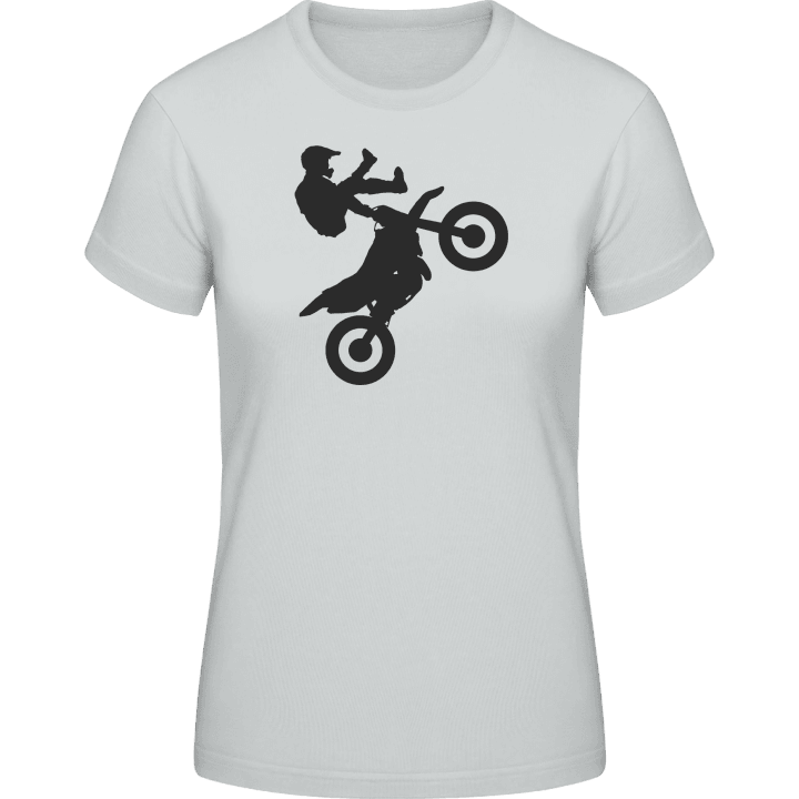 Motocross Silhouette T-shirt för kvinnor contain pic