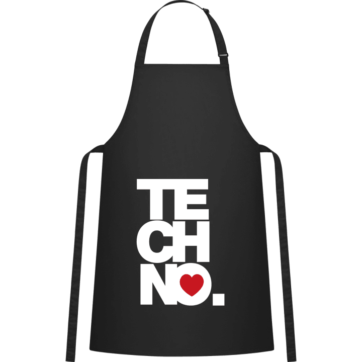 Techno Music Delantal de cocina contain pic
