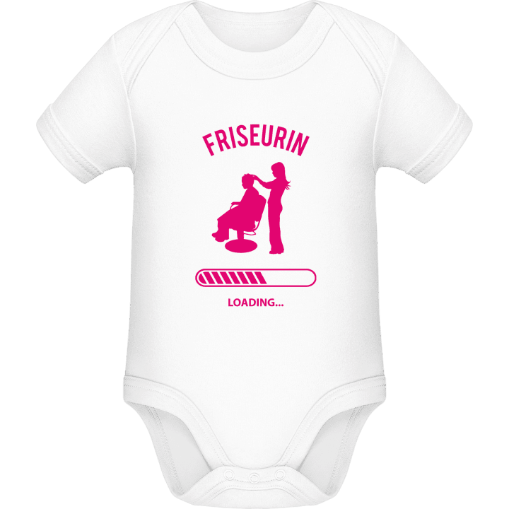 Friseurin Loading Baby romper kostym contain pic