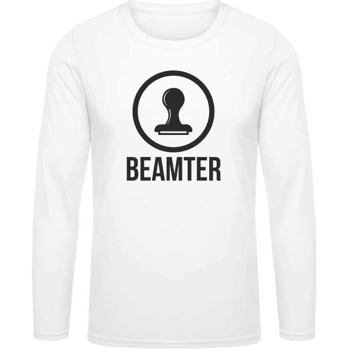 Beamter Icon Langarmshirt contain pic