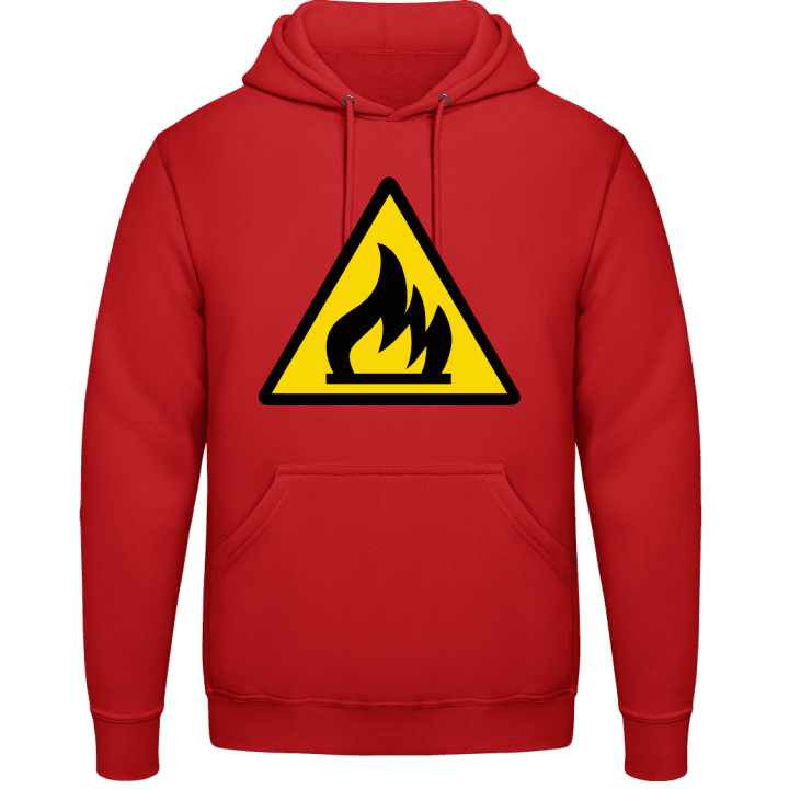 Flammable Warning Sudadera con capucha contain pic