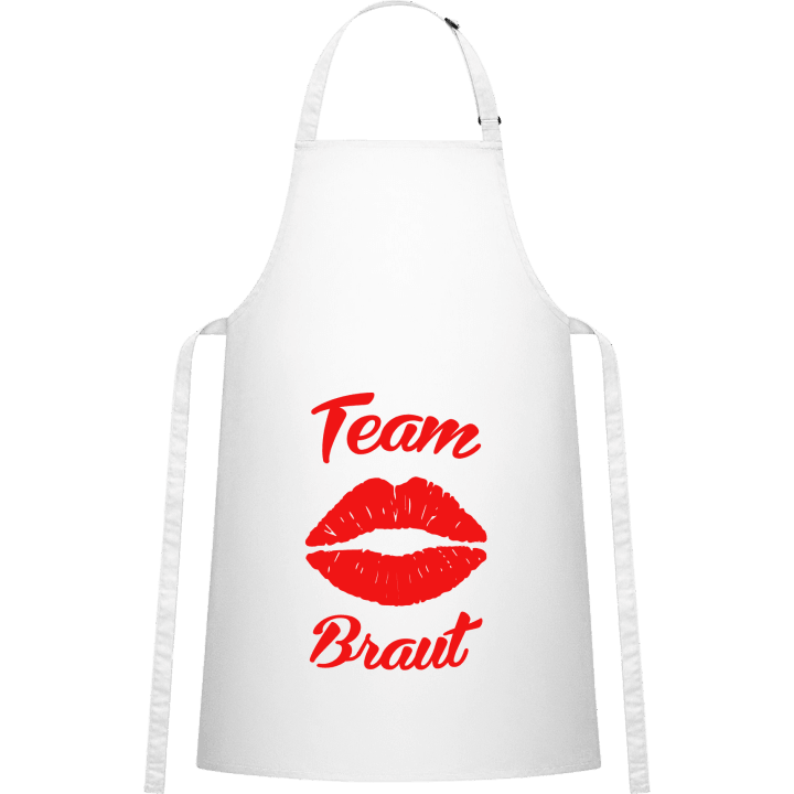 Team Braut Kuss Lippen Delantal de cocina contain pic