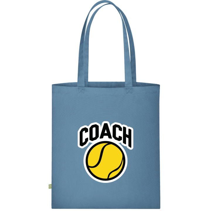 Tennis Coach Logo Borsa in tessuto contain pic