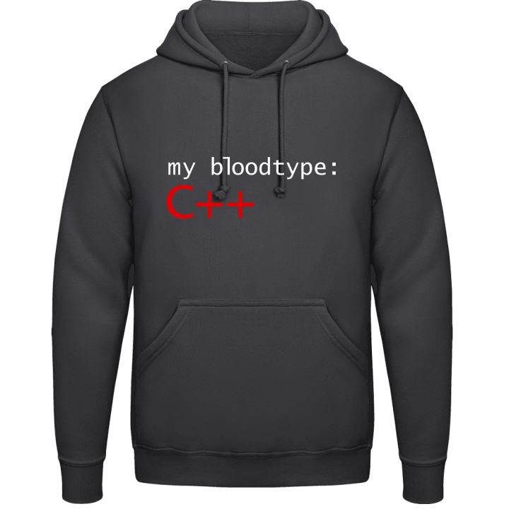 My Bloodtype C++ Sweat à capuche contain pic