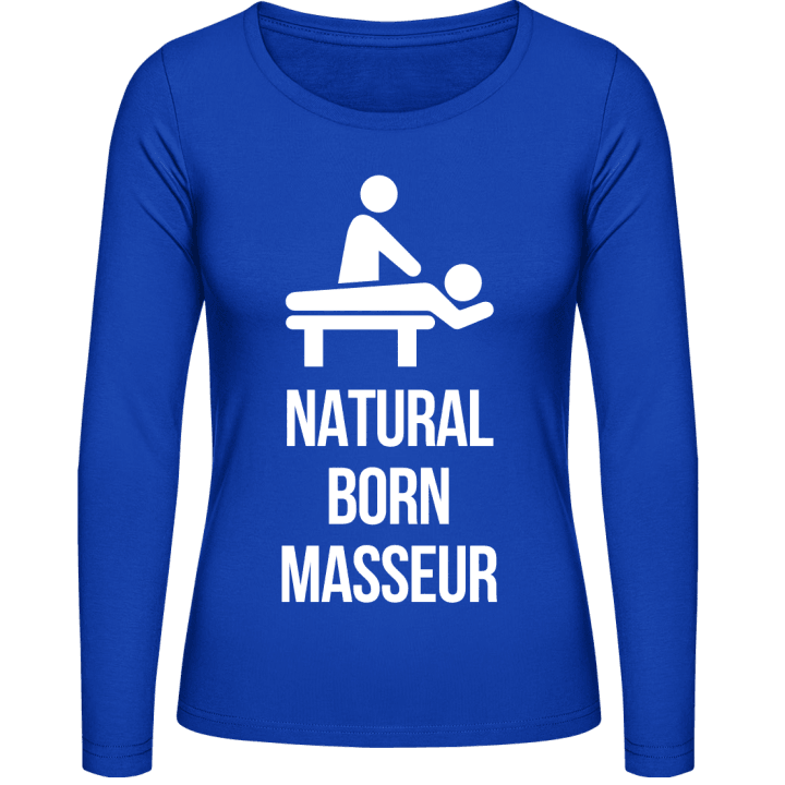 Natural Born Masseur T-shirt à manches longues pour femmes contain pic