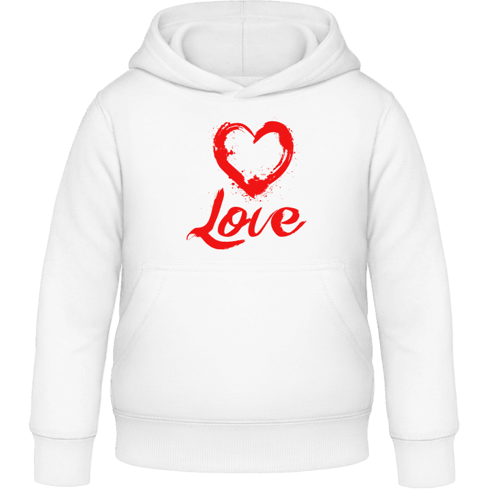Love Logo Sweat à capuche pour enfants contain pic