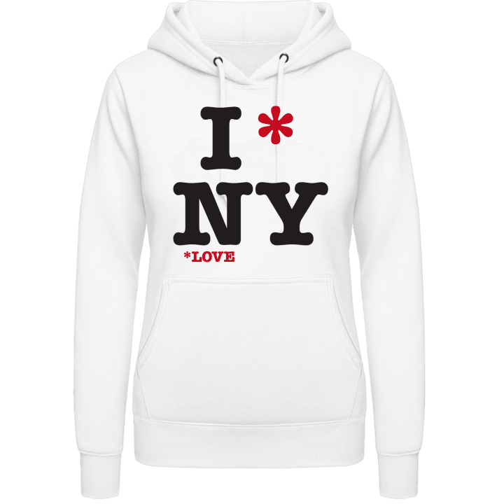 I Love NY Women Hoodie contain pic