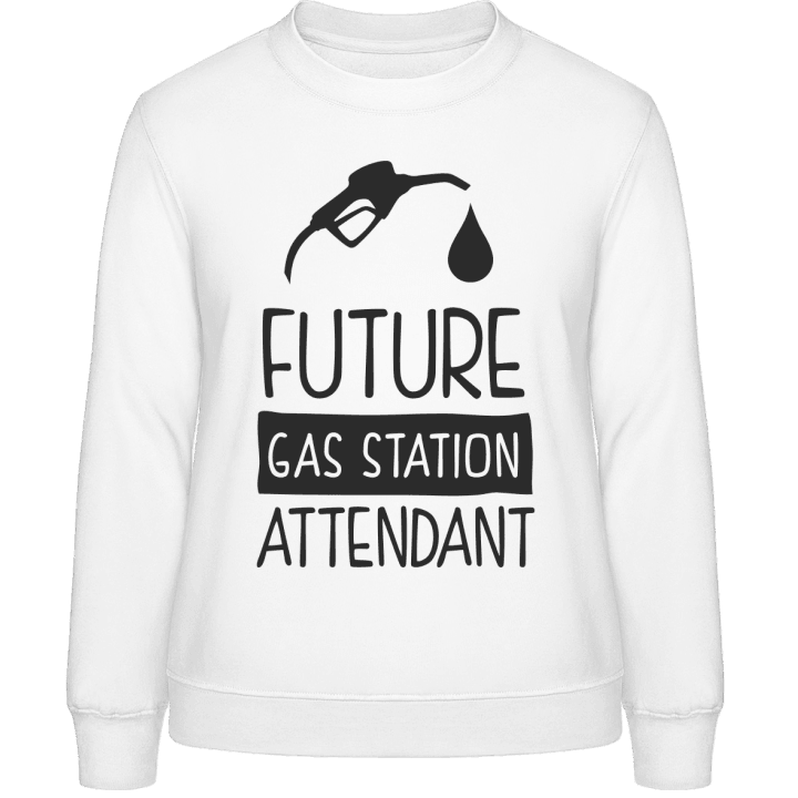 Future Gas Station Attendant Frauen Sweatshirt contain pic