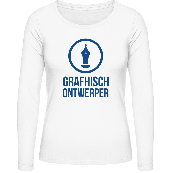 Grafisch ontwerper icoon Frauen Langarmshirt contain pic