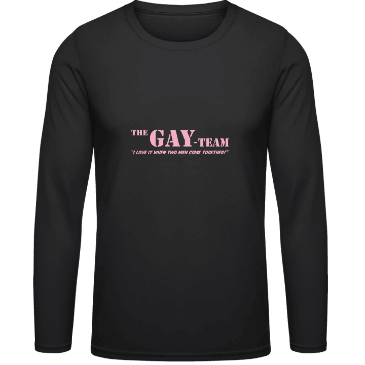 The Gay Team T-shirt à manches longues contain pic