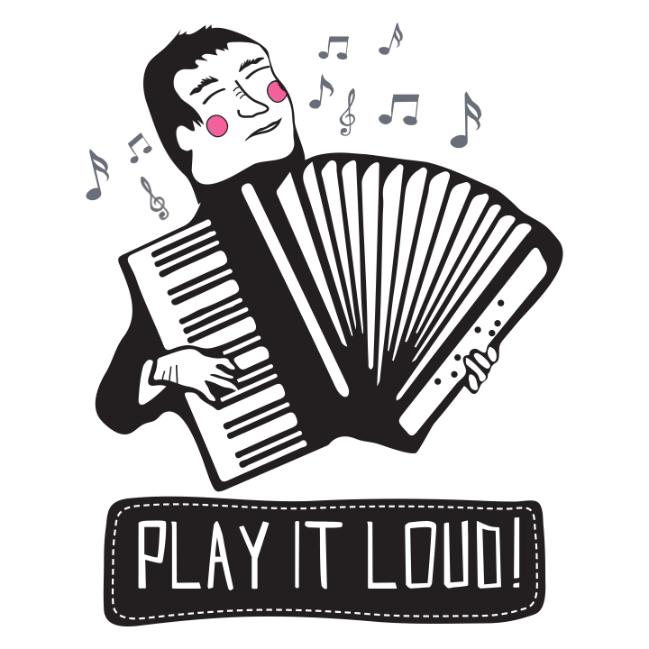 Accordionist Play It Loud T-shirt à manches longues pour femmes 0 image