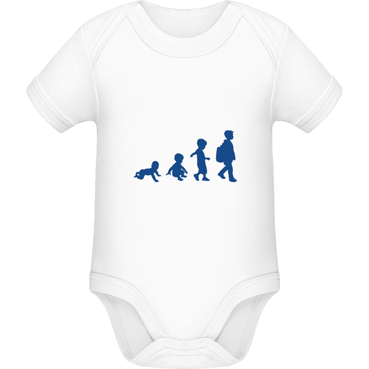 School Boy Evolution Baby romper kostym contain pic