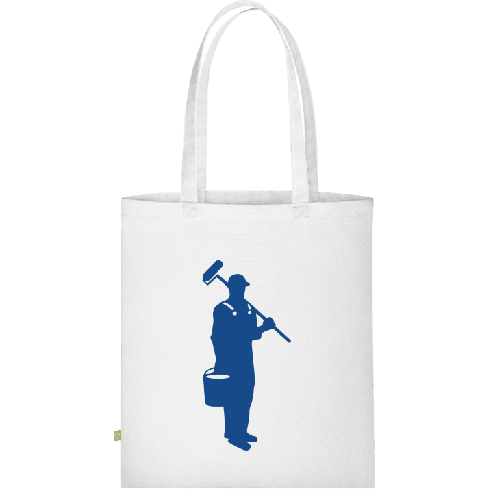 Painter Silhouette Stofftasche contain pic