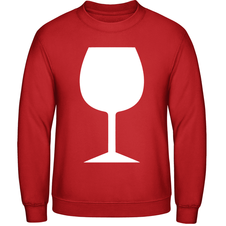 Wine Glas Silhouette Sweatshirt contain pic
