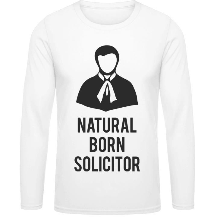 Natural Born Solicitor Langermet skjorte contain pic