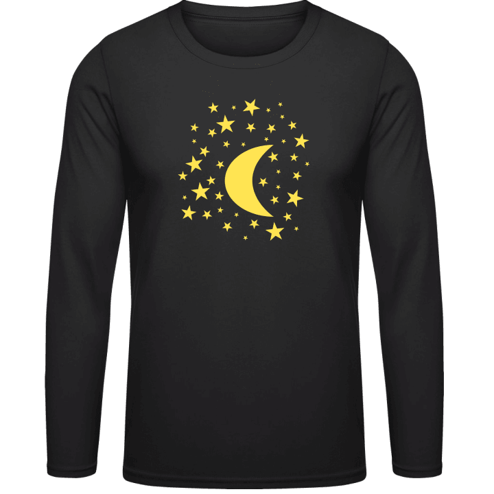 Half Moon With Stars Langarmshirt 0 image