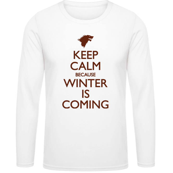 Keep Calm because Winter is coming Langermet skjorte 0 image