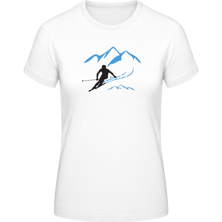 Ski Alpin T-shirt pour femme contain pic