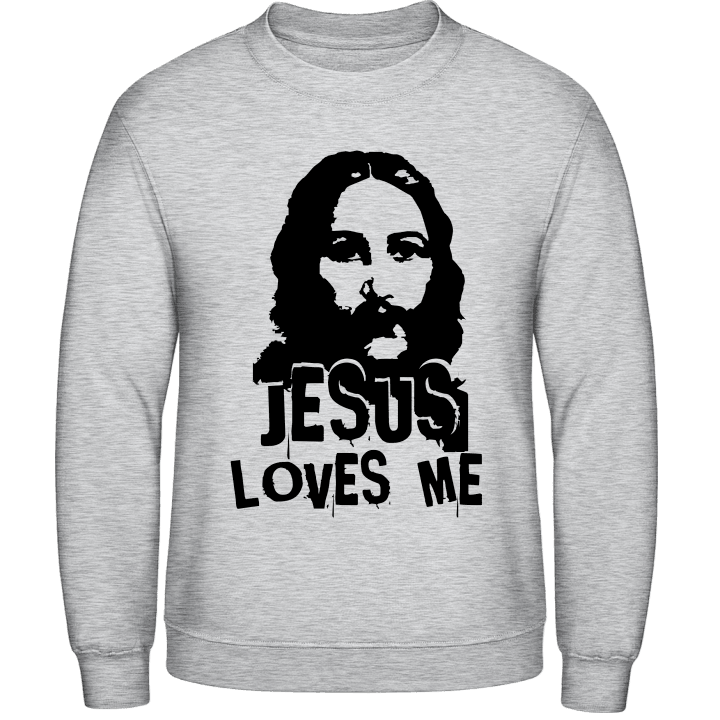 Jesus Loves Me Sweatshirt contain pic
