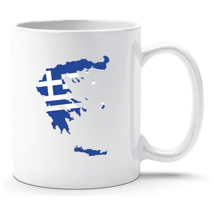 Greece Map Cup contain pic
