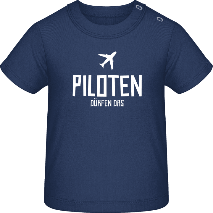 Piloten dürfen das T-shirt för bebisar contain pic