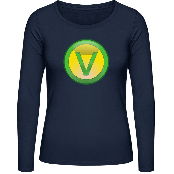 Victory Superpower Logo Langermet skjorte for kvinner contain pic