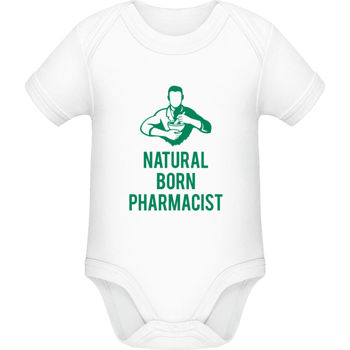 Natural Born Pharmacist Baby romper kostym contain pic