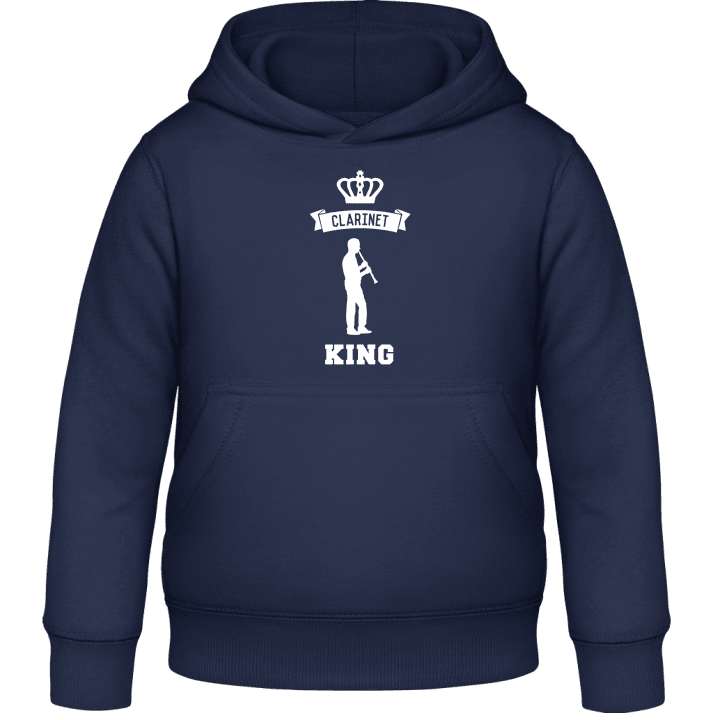 Clarinet King Felpa con cappuccio per bambini contain pic
