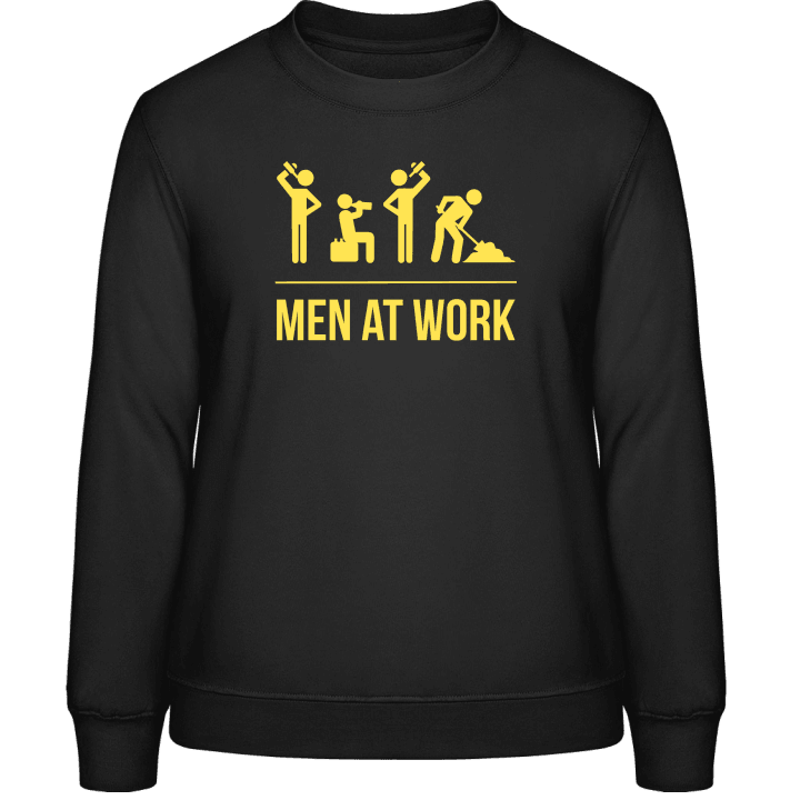 Men At Work Sudadera de mujer contain pic