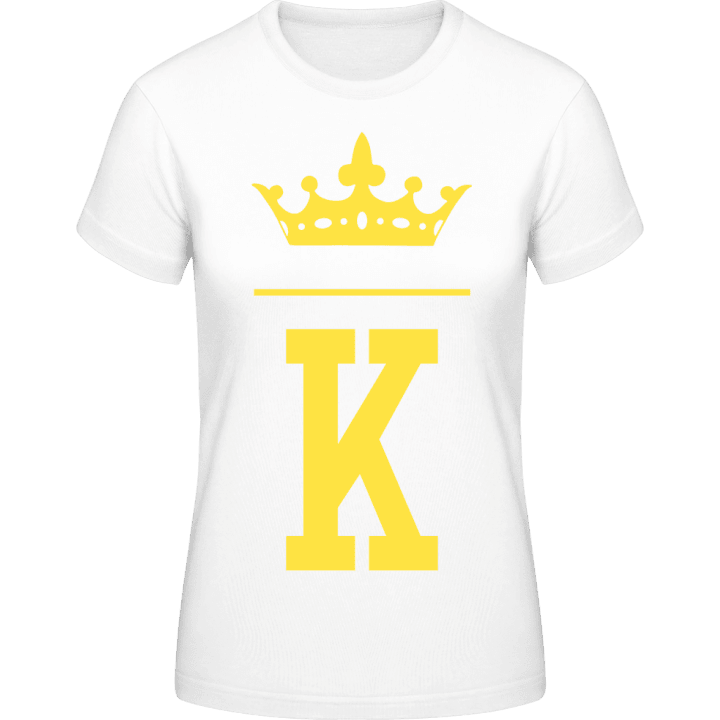 K Name Initial Frauen T-Shirt 0 image