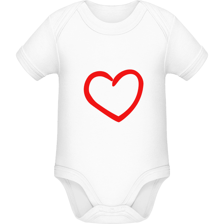 Heart Illustration Baby romper kostym contain pic