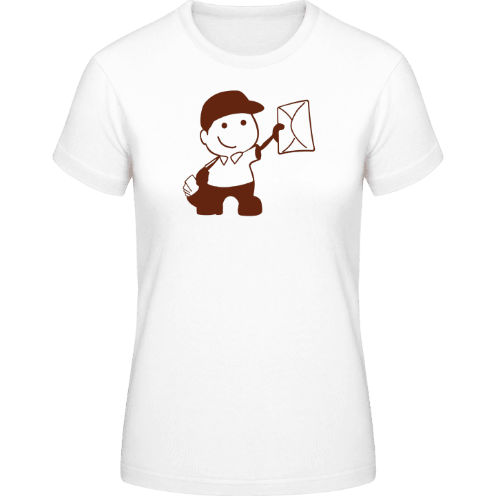 Postman Illustration T-shirt för kvinnor contain pic