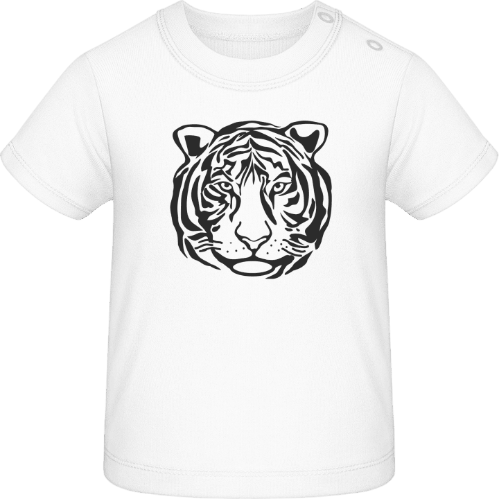 Tiger Face Outline Baby T-skjorte 0 image