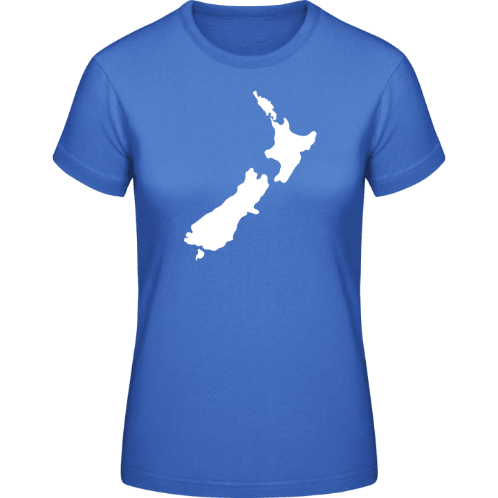 New Zealand Country Map T-skjorte for kvinner contain pic