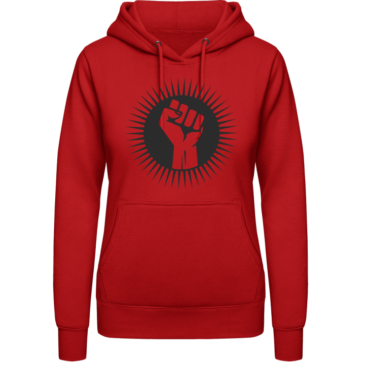 Fist Of Revolution Vrouwen Hoodie contain pic