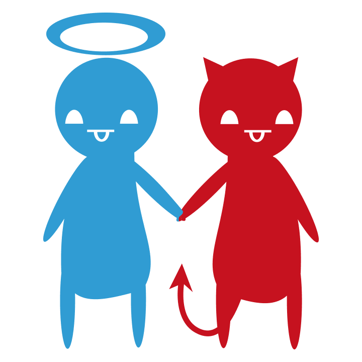 Angel And Devil Naisten pitkähihainen paita 0 image