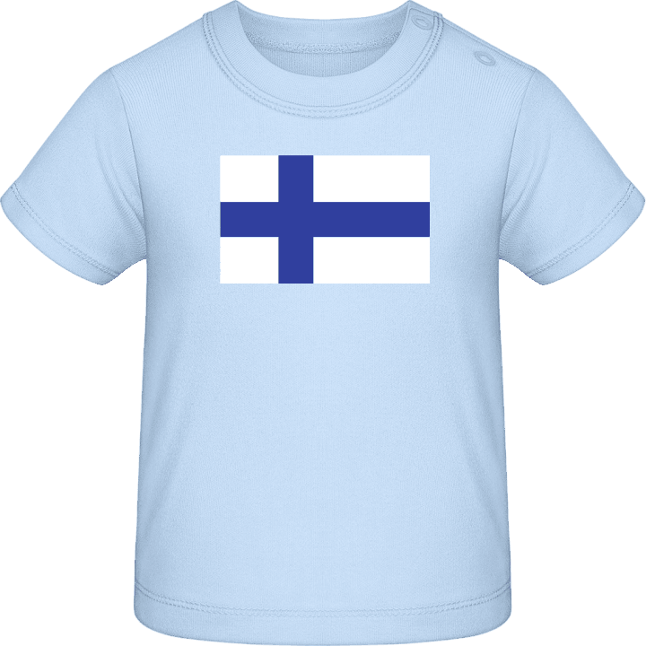 Finland Flag T-shirt för bebisar contain pic