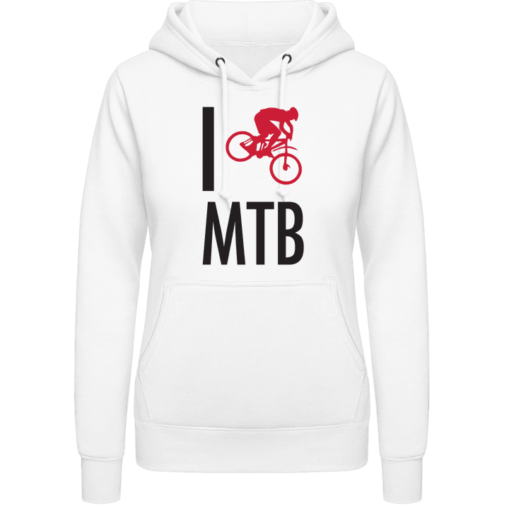 I Love MTB Vrouwen Hoodie contain pic