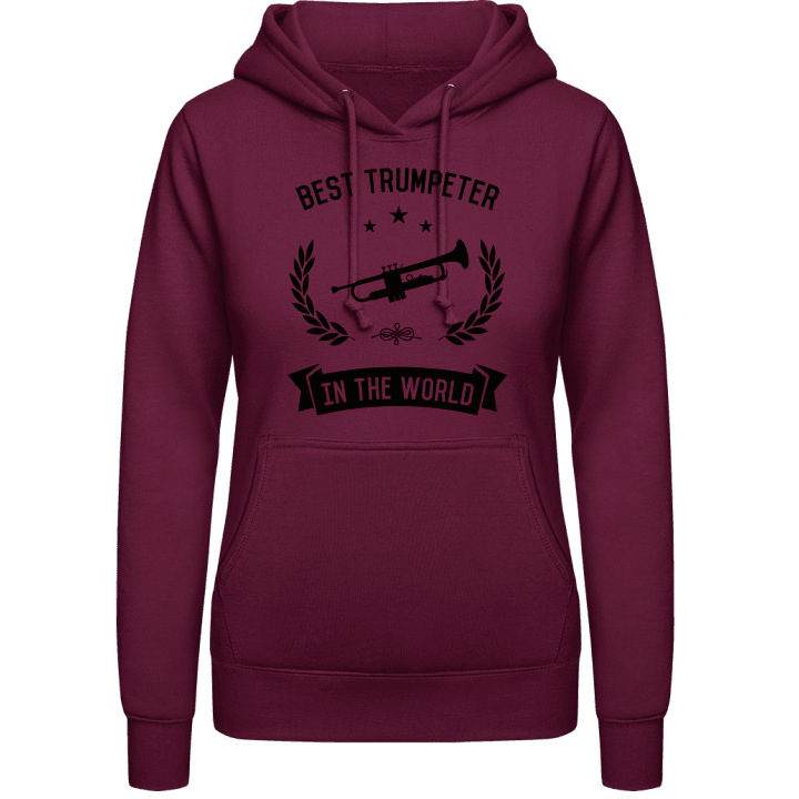 Best Trumpeter In The World Sudadera con capucha para mujer contain pic