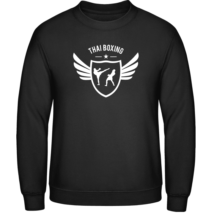 Thai Boxing Winged Sweatshirt contain pic