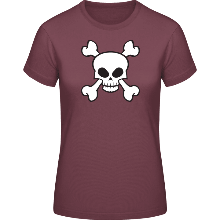 Skull And Crossbones Pirate Vrouwen T-shirt 0 image