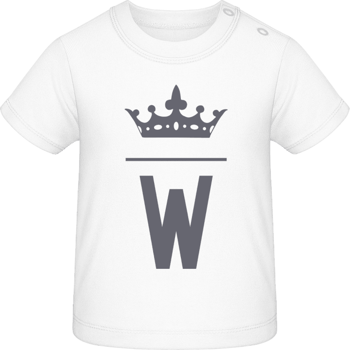 W Initial Letter Baby T-Shirt contain pic