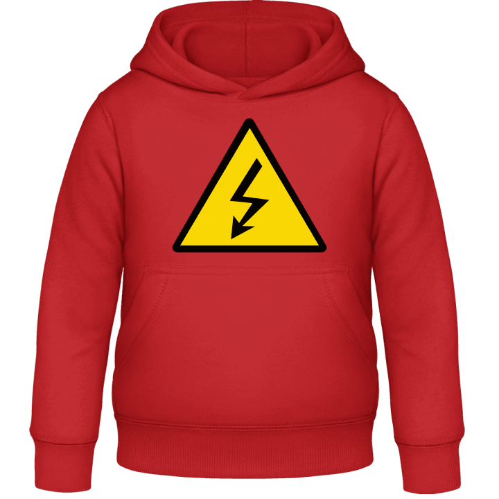 Electricity Warning Kids Hoodie contain pic