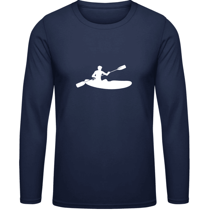 Rafting Silhouette Long Sleeve Shirt contain pic